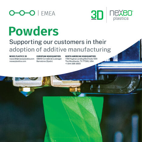 3D Linecard Sustainable Solutions Powders