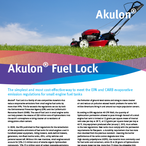 Akulon Fuel Lock