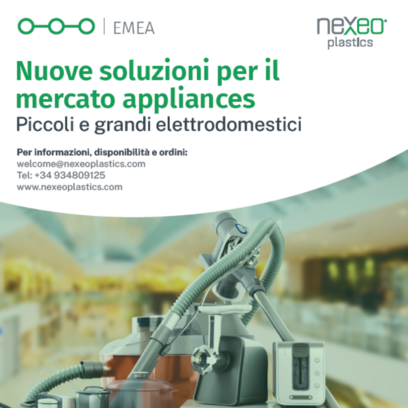 Nuove soluzioni per il mercato appliances. Piccoli e grandi elettrodomestici