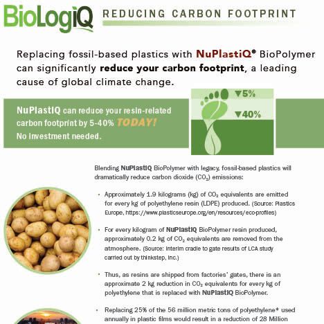 BioLogiQ Reducing Carbon Footprint