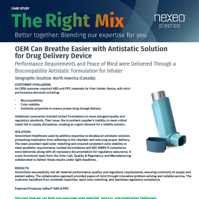 OEM Can Breathe Easier Drug Delivery Device