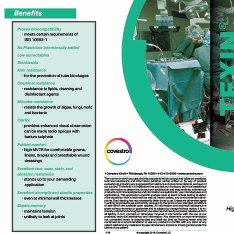 Covestro TPU Medical Applications Brochure