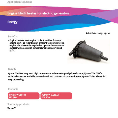 Engine Block Heater for Electric Generators Application Solutions