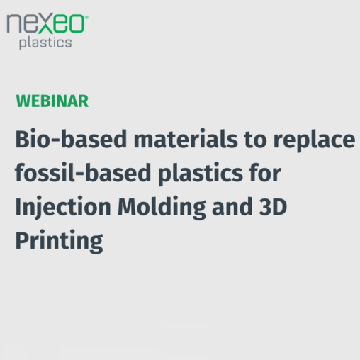 Bio-based materials to replace fossil-based plastics for Injection Molding and 3D Printing