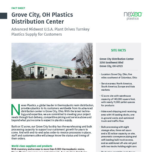 Grove City, OH Plastics Distribution Center