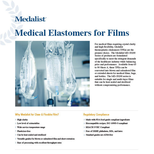 Medalist Medical Elastomers for Films