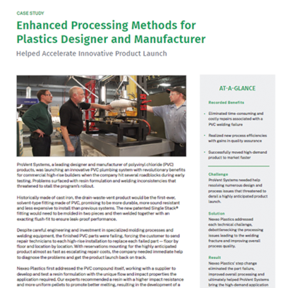 Enhanced Processing Methods for Plastics Designer and Manufacturer
