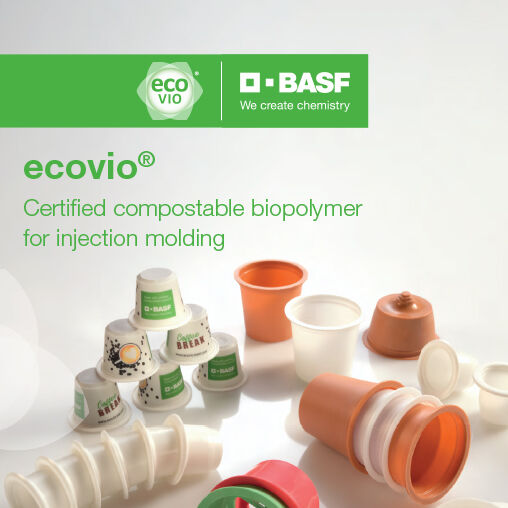 ecovio Certified compostable biopolymer for injection molding