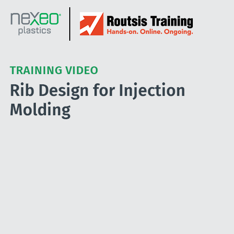 Understand the importance of rib width at nominal wall, radius, draft, height and how they affect the part strength and filling characteristics of the resin.