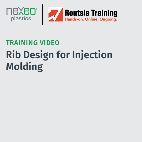 Understand the importance of rib width at nominal wall, radius, draft, height and how they affect the part strength and filling characteristics.