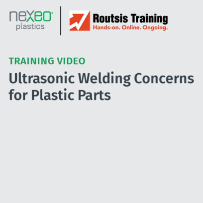 Near and far field welding and alignment of the part. Importance of glass transition temperature and material compatibility.